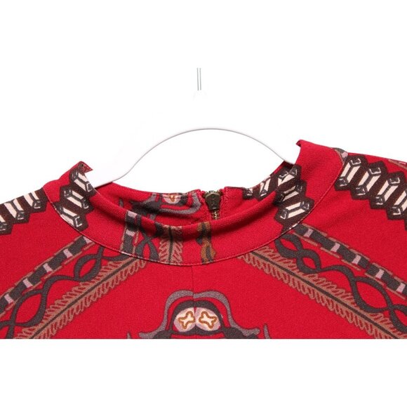 Free People Mini Dress XS Boho Gypsy Long Sleeve Knit Hippie Festival Stretch - Picture 9 of 14